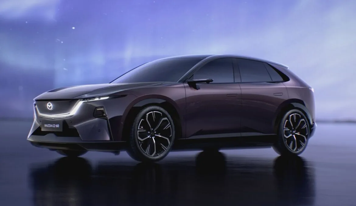 Mazda EZ-60: ieviests jauns elektriskais SUV modelis